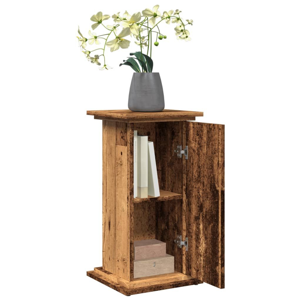 Retro Houten Sokkel met Opbergruimte (31x30x60 cm) - 33% Korting