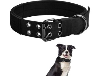 Tactische Hondenhalsband XL Zacht & Ademend - 25% Korting