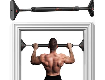 Optrekstang Deuropening: Verstelbaar 75-94cm, 200kg, Zonder Boren