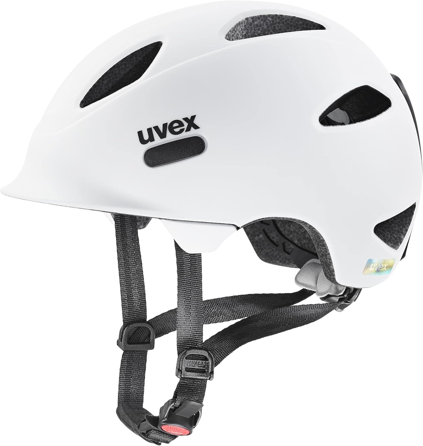 Kinderfietshelm Uvex Oyo Wit/Zwart Mat 50-54cm - 34% Korting