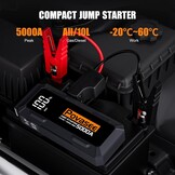 5000A Jump Starter: Benzine/Diesel (tot 10L) | 29% Korting