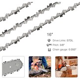4x Kettingzaagkettingen 40cm 3/8" 1.3mm 57 schakels - 33% Korting