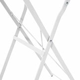 VidaXL Bistrotafel Wit Ø50x71 cm Staal - 34% Korting