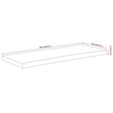 Acaciahouten Tafelblad met Natuurlijke Rand 90x40 cm - 34% Korting