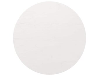 Tafelblad Grenenhout Massief Wit Ø90cm - 34% Korting!