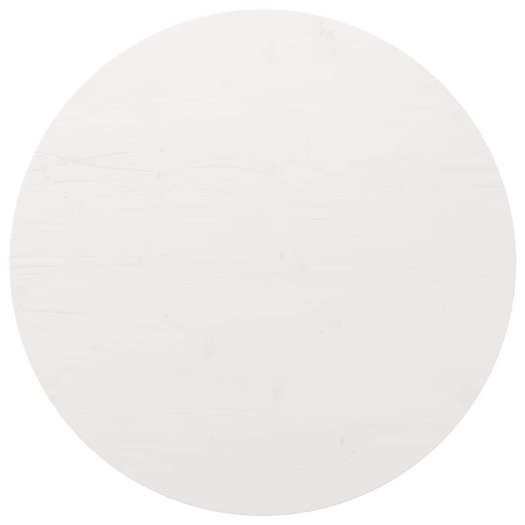 Tafelblad Grenenhout Massief Wit Ø90cm - 34% Korting!