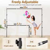 Achtergrondstandaard Fotografie Studio 2,6m x 3m - 54% Korting!