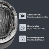 Rijhelm Uniseks Zwart XXS-S (52-55 cm) - 35% Korting!