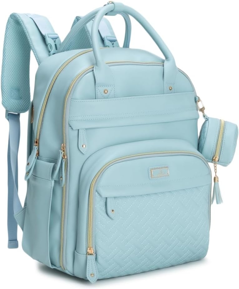 Multifunctionele Luiertas Rugzak Poederblauw - 78% Korting