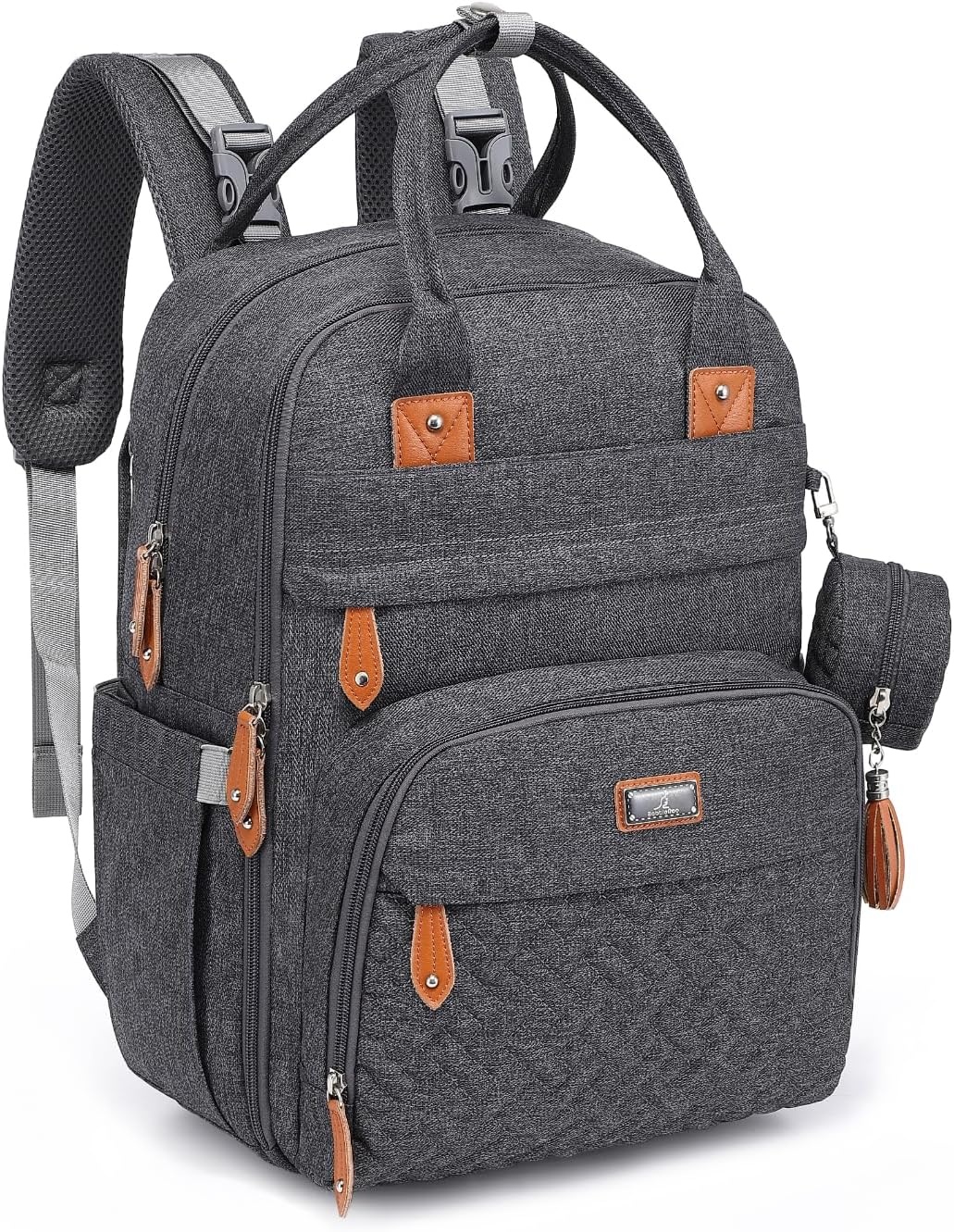 Multifunctionele Luiertas Rugzak Poederblauw - 78% Korting