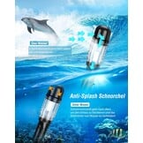 Zwarte Snorkelset Volwassenen - 52% Korting!