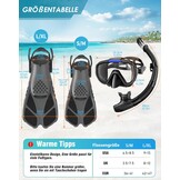 Zwarte Snorkelset Volwassenen - 52% Korting!