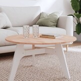 VidaXL Massief Beuken Tafelblad Rond Ø80cm - 34% Korting