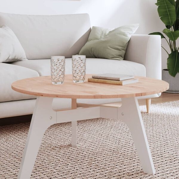 VidaXL Massief Beuken Tafelblad Rond Ø80cm - 34% Korting