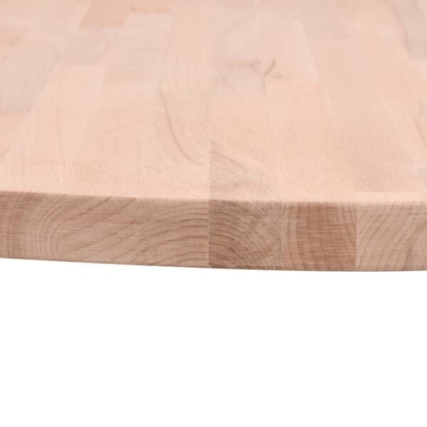 VidaXL Massief Beuken Tafelblad Rond Ø80cm - 34% Korting