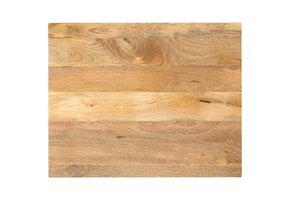 Tafelblad Massief Mangohout 100x80cm Rechthoekig - 52% Korting!