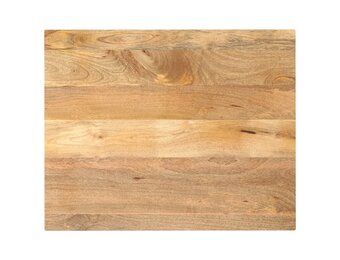 Tafelblad Massief Mangohout Rechthoekig 100x80 cm - 35% Korting!