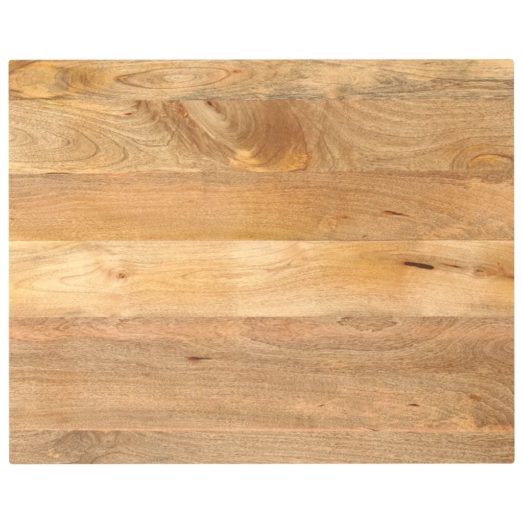 Tafelblad Massief Mangohout Rechthoekig 100x80 cm - 35% Korting!