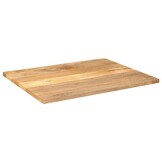 Tafelblad Massief Mangohout Rechthoekig 100x80 cm - 35% Korting!