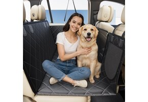 XL Waterdichte Hond Autostoelhoes Achterbank Zwart - 34% Korting
