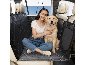 XL Waterdichte Hond Autostoelhoes Achterbank Zwart - 34% Korting