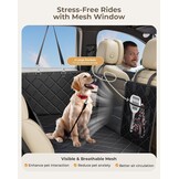 XL Waterdichte Hond Autostoelhoes Achterbank Zwart - 34% Korting