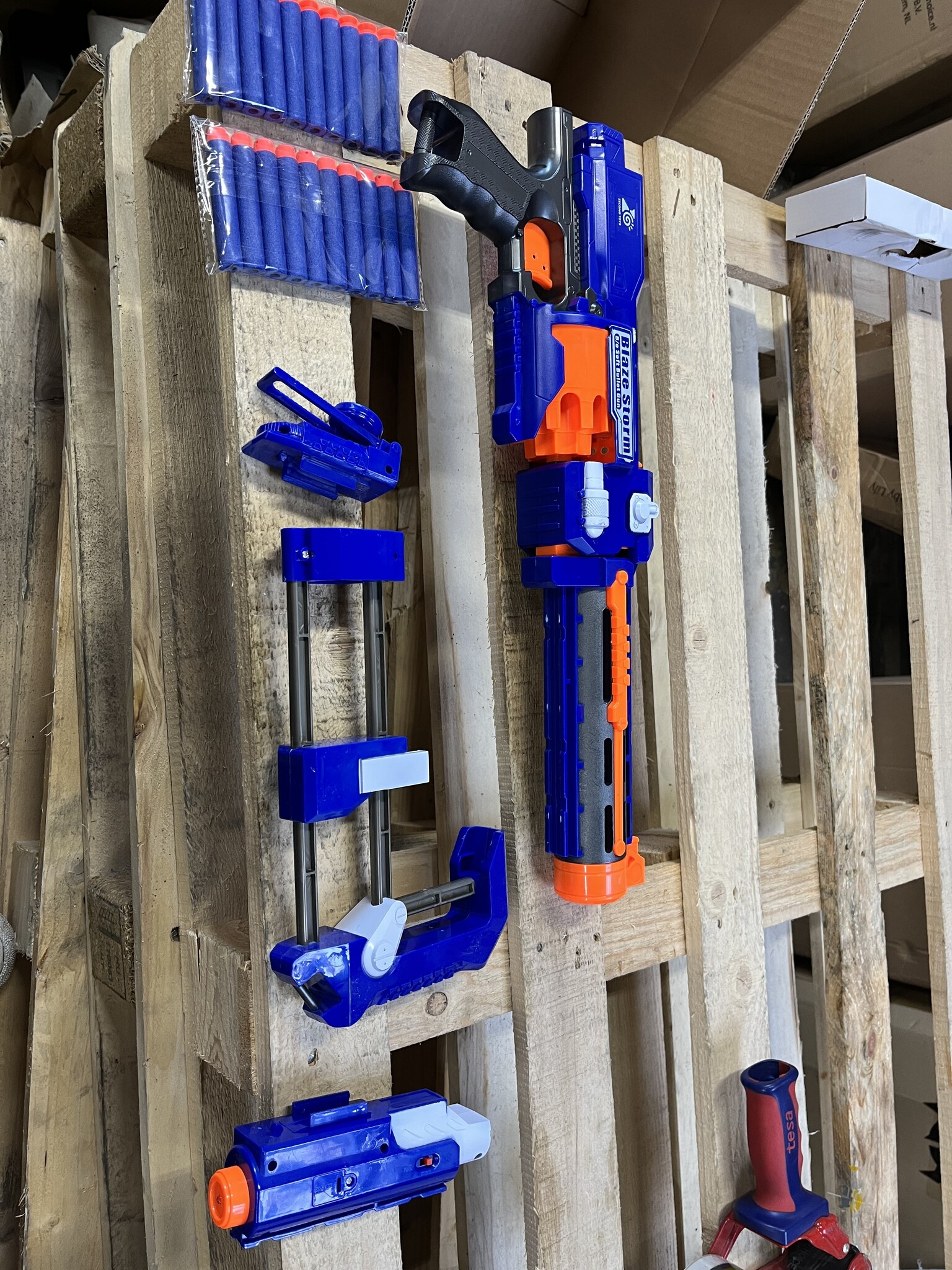 Schuimpistool met Roller Mechanisme | Foam Darts | 67% Korting!