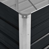 Verhoogde Plantenbak Staal Antraciet 240x80x45 cm - 34% Korting