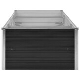 Verhoogde plantenbak 240x80x45 cm Staal Antraciet (34% Korting)