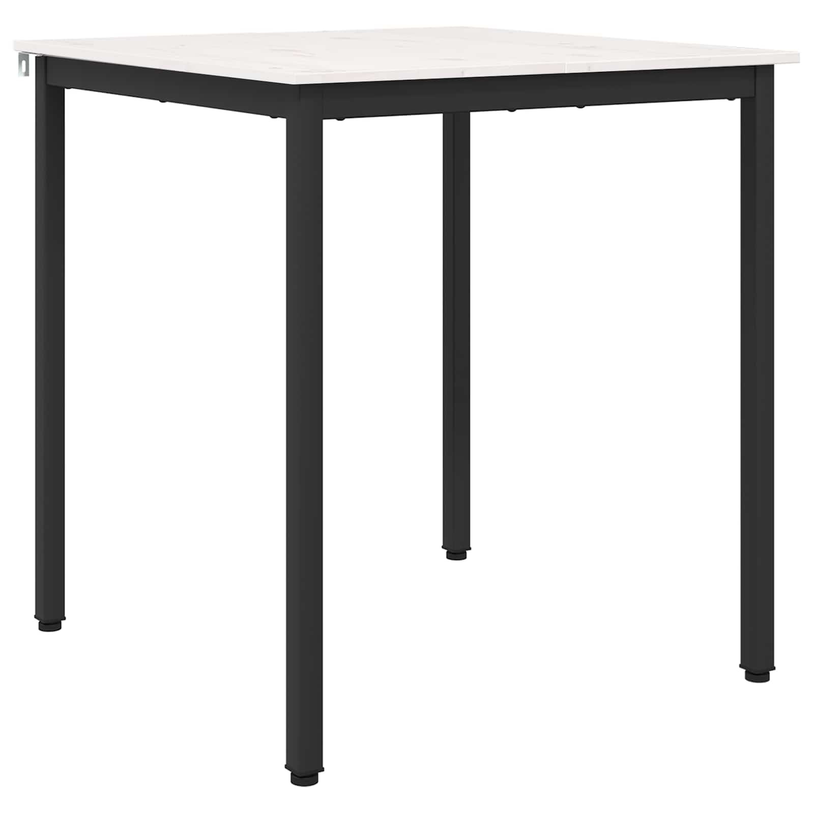 Eettafel Wit 70x70cm Massief Grenenhout - 34% Korting