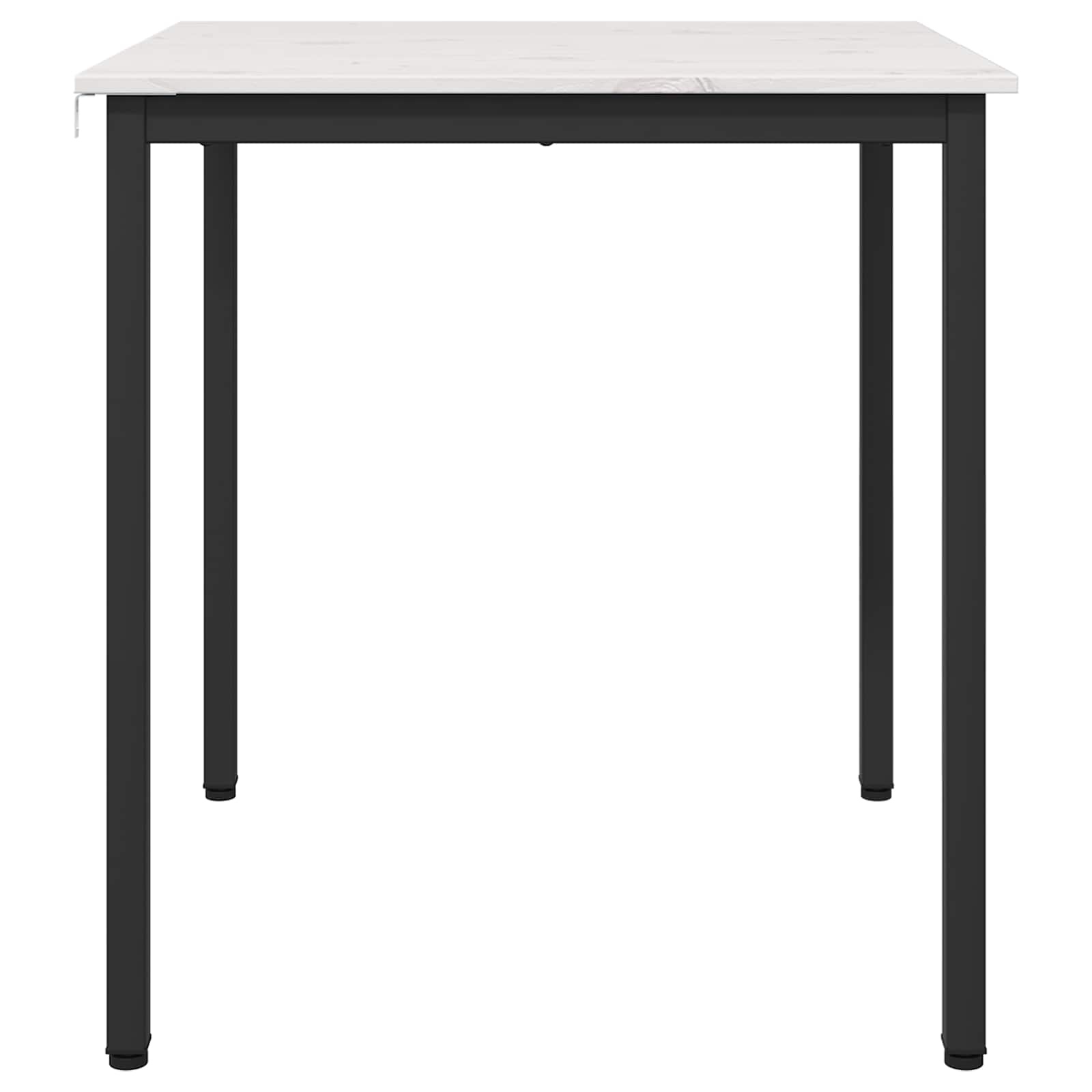 Eettafel Wit 70x70cm Massief Grenenhout - 34% Korting