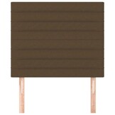 vidaXL Hoofdborden Stof Donkerbruin (2 stuks) - 40% Korting