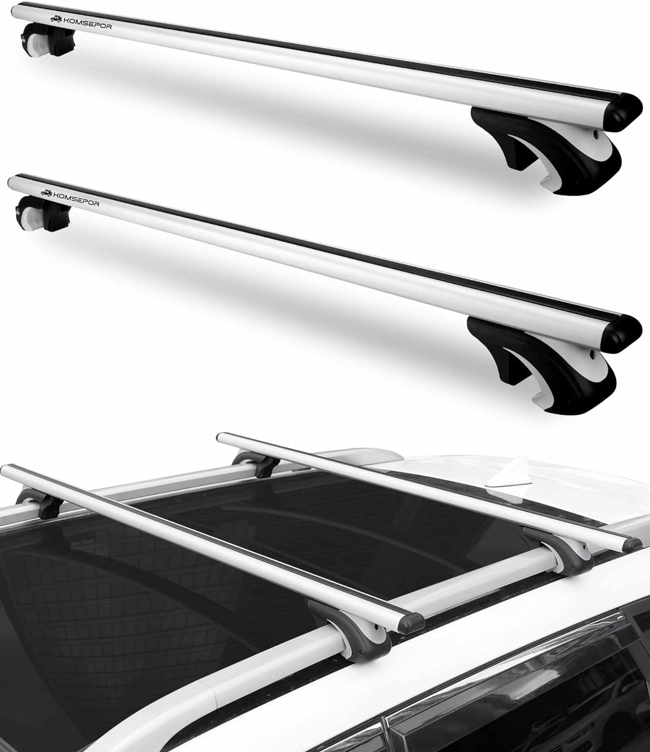 Universele Dakdragers 49,5" | 90kg | Aluminium | 54% Korting