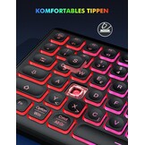 Draadloos QWERTZ Toetsenbord & Muisset - Verlicht, Oplaadbaar, Stil (-33%)