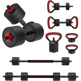 Verstelbare Dumbbell Set 4-in-1 | Tot 30KG | 34% Korting