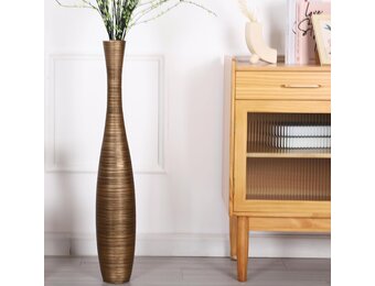 Vloervaas Goud 85 cm: Handgemaakt, Slagvast & Decoratief (34% Korting!)