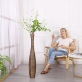 Vloervaas Goud 85 cm: Handgemaakt, Slagvast & Decoratief (34% Korting!)