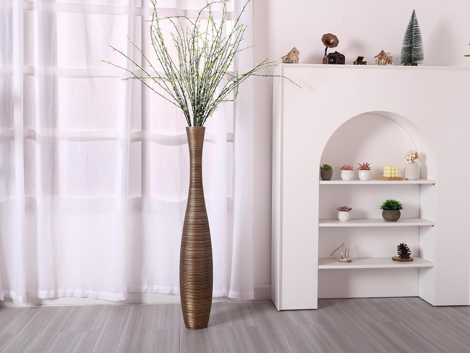 Vloervaas Goud 85 cm: Handgemaakt, Slagvast & Decoratief (34% Korting!)