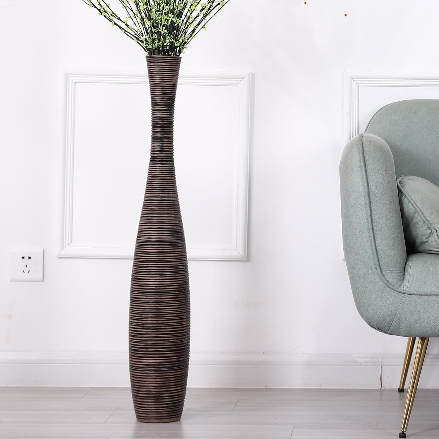 Vloervaas Goud 85 cm: Handgemaakt, Slagvast & Decoratief (34% Korting!)