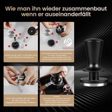 Espressostamper 58mm Zelfnivellerend met 2-Veer - 33% Korting!