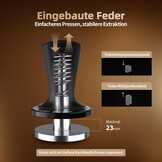 Espressostamper 51 mm Veerbelast - 33% Korting!