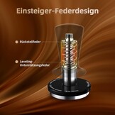 Espressostamper 51 mm Veerbelast - 33% Korting!