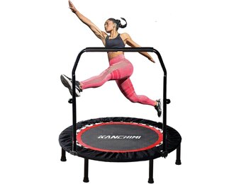 Fitnesstrampoline 48" Opvouwbaar - Korting 34%