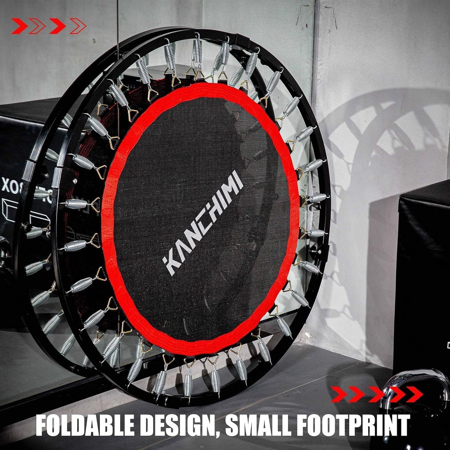 Fitnesstrampoline 48" Opvouwbaar - Korting 34%