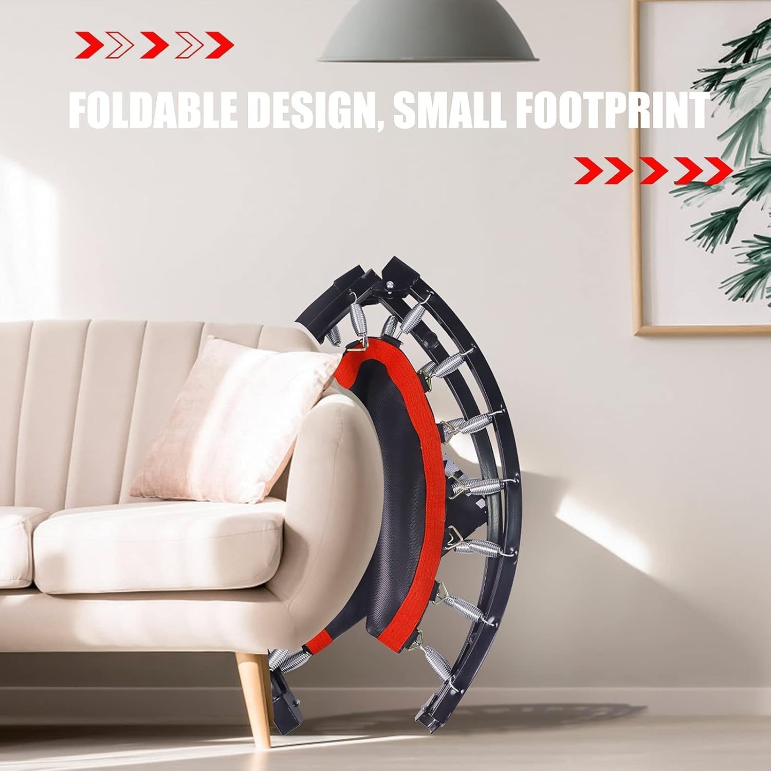 Fitnesstrampoline 48" Opvouwbaar - Korting 34%