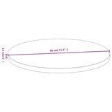 Bamboe Tafelblad Ø 80cm - 59% Korting