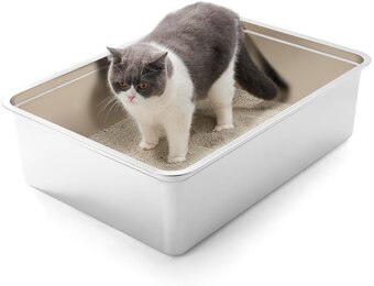 RVS Kattenbak 70x50x20cm - Hygiënisch & Duurzaam