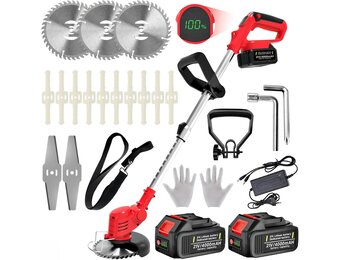 Snoerloze Grastrimmer 3-in-1: Gazon & Struiken - 59% Korting!