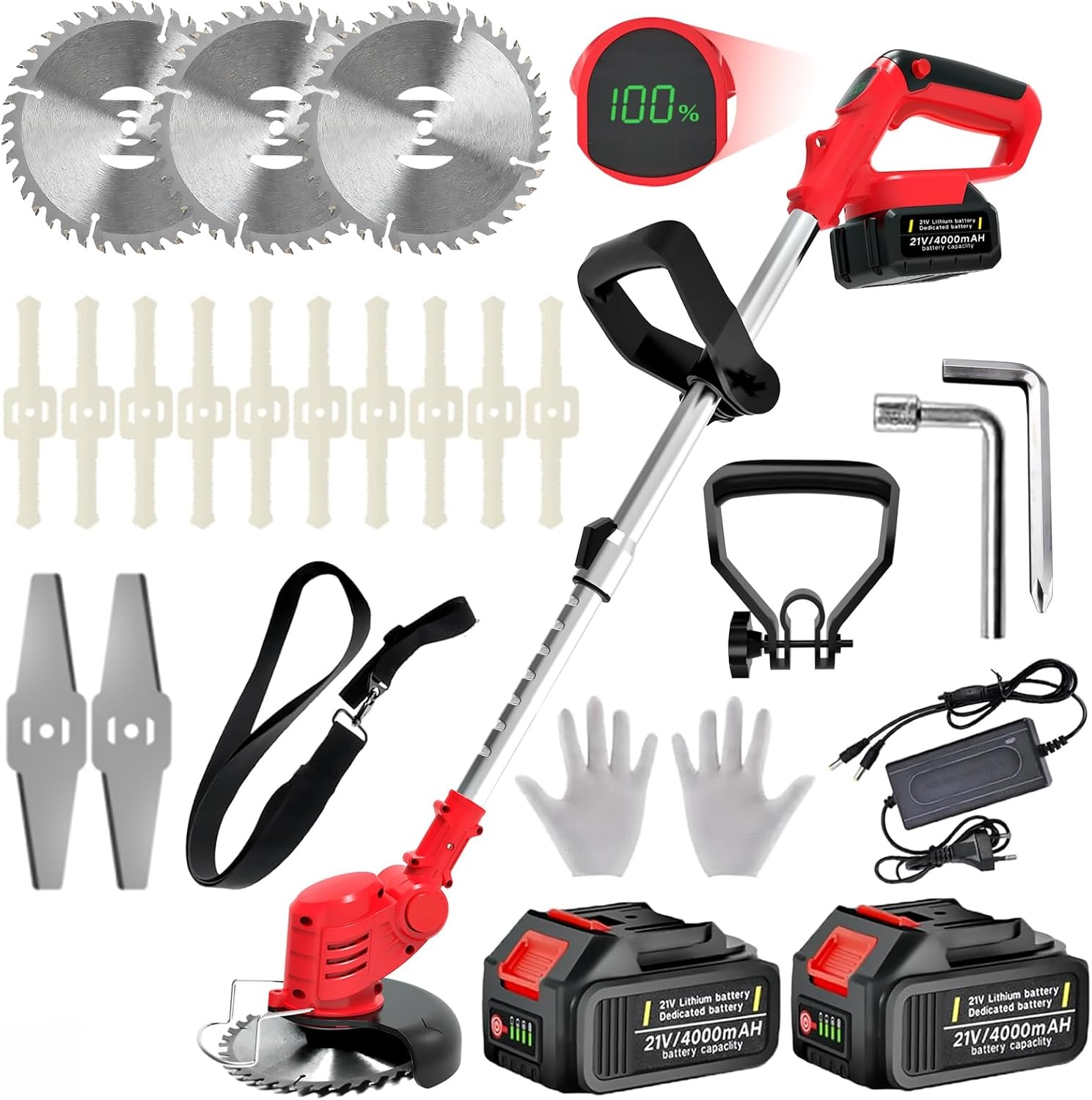 Snoerloze Grastrimmer 3-in-1: Gazon & Struiken - 59% Korting!