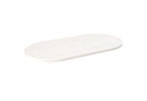 vidaXL Tafelblad Grenenhout Wit - 110x55 cm (69% Korting)